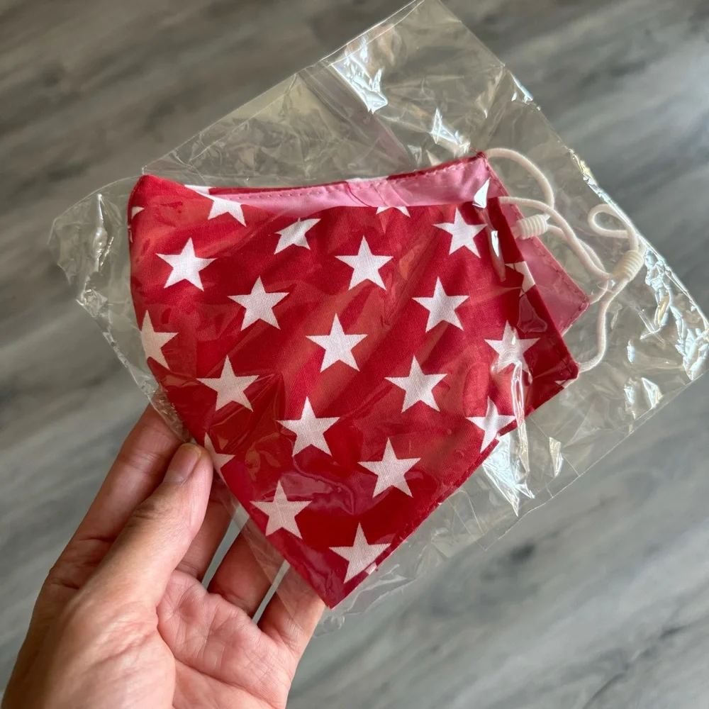 Star Print Face Mask